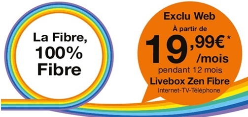 Orange : La Livebox Zen Fibre à partir de 19.99 euros par mois 
