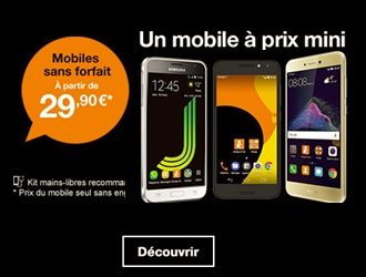 Bon plan : des mobiles à prix mini sans forfait et sans engagement