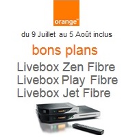 La Fibre en promo chez Orange à partir de 19.99€ jusqu’au 05 Août !