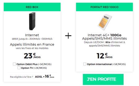 Forfait RED BOX + Mobile 
