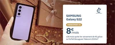 promo bouygues telecom Galaxy S22