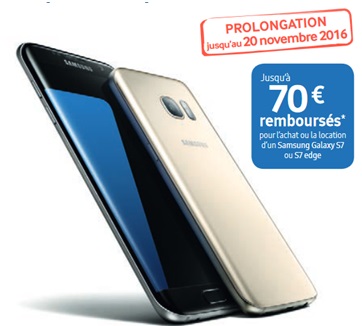 Samsung Galaxy S7 en promo : son prix avec un forfait sans engagement