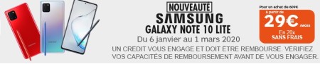 Galaxy Note 10 Lite promo