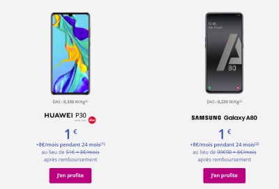 Promos Smartphones Bouygues Telecom