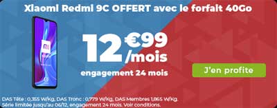 promo redmi 9c Auchan telecom