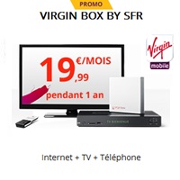 Nouveau bon plan Virgin Mobile : Votre pack Box et forfait mobile à moins de 20€ !