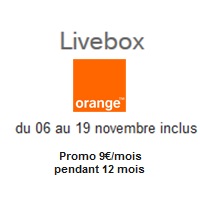 Bon plan Internet : 9€ de remise pendant 12 mois sur les offres Livebox chez Orange !
