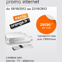 Bon plan Orange internet : 5euros de remise sur la livebox Zen