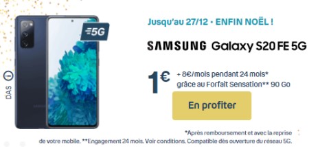 Galaxy S20 FE 5G à 1? chez Bouygues Telecom
