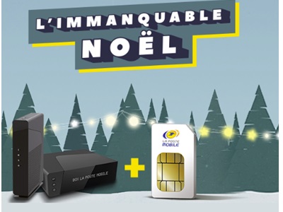 BOX + Mobile : Un pack spécial Noël à petit prix chez La Poste Mobile