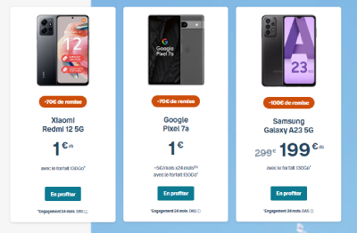 promo Smartphones offre de compet Bouygues Telecom