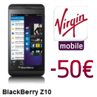 Bon plan Virgin Mobile : Le Blackberry Z10 en promotion