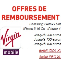 Virgin Mobile : iPhone 4, iPhone 5, Galaxy S3 en promotion avec un forfait mobile iDOL