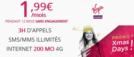 Un forfait mobile à moins de 2€, c’est possible chez Virgin Mobile !