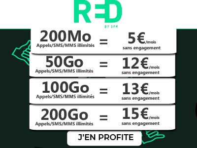 Forfait RED by SFR Black Friday