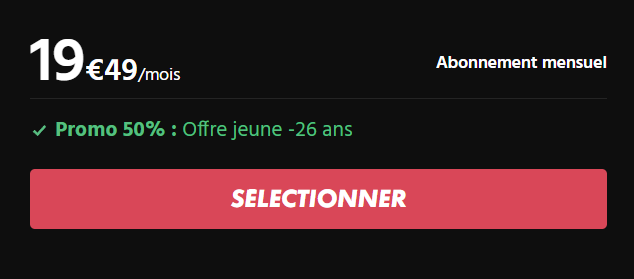 Offre Rar + canal +
