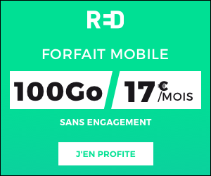 forfait RED by SFR 100 Go Noël 2022 