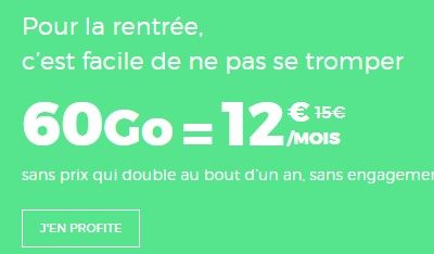 Forfait 60Go RED 
