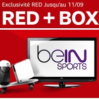 BeIN Sports à 1€ avec un forfait RED + Box SFR !