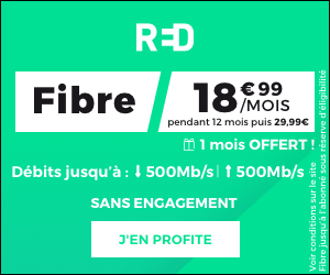 RED by SFR box fibre dès 18,99 ? sans engagement