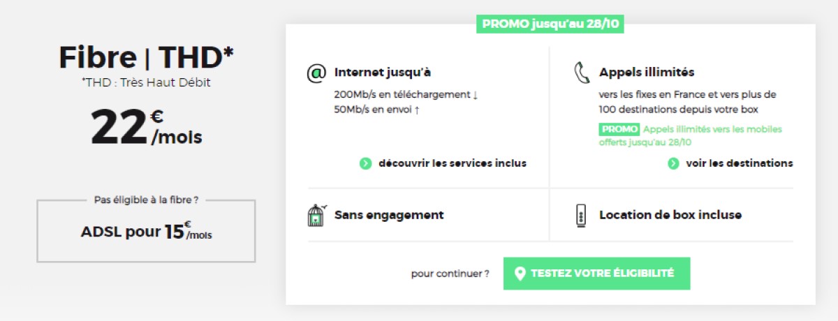 BOX Internet RED sans engagement