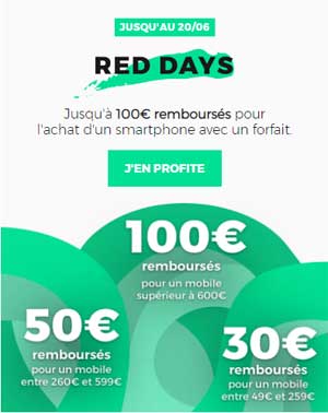 RED DAYS promo Smartphone