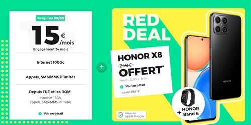 RED DEAL Honor X8