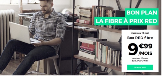 RED By SFR continue de brader son offre Fibre à moins de 10 euros par mois