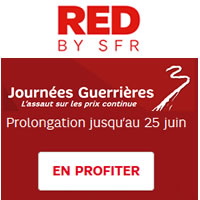 Les journées guerrières RED de SFR prolongées jusqu'au 25 Juin prochain