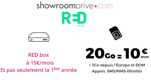 Box Fibre + Série Limitée RED : Faites des économies avec les ventes privées RED by SFR