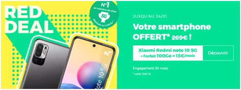 red deal xiaomi redmi note 10 5G