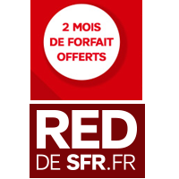 2 mois de forfaits illimités Red de SFR offerts !