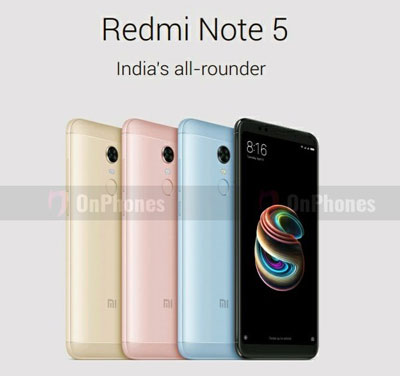 Xiaomi Redmi Note 5 et Redmi Note 5 Pro : Leurs fiches techniques dévoilées