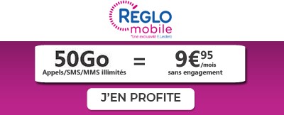 Forfait Reglo Mobile 50Go
