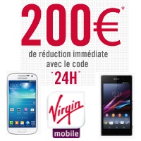 Bon Plan Smartphone 4G : 200€ offert chez Virgin Mobile !