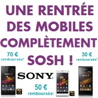 Bon plan mobile Sosh : Opération #LaFrénésieSony !