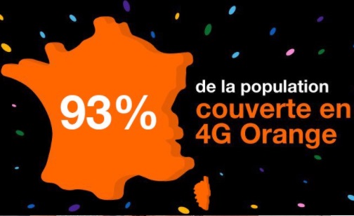 Couverture 4G : Orange toujours en tête couvre plus de 93% de la population 
