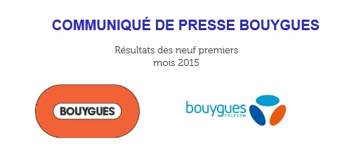 Bouygues Telecom : bons résultats au troisième trimestre 2015 !