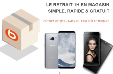 Achetez en ligne votre Samsung Galaxy, Huawei, Wiko...à retirer dans votre magasin Boulanger !