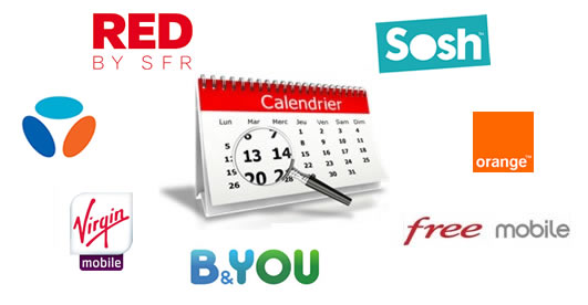 Forfait mobile: Sosh, B&You, Red by SFR et Free fêtent Noël, alors qu'Orange lorgne sur Bouygues Télécom !