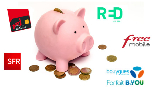 Envie de bons plans ? B&YOU, NRJ Mobile, Free Mobile, RED By SFR