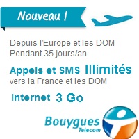 Les forfaits Bouygues Telecom avec Roaming depuis l’Europe et les DOM sont disponibles !