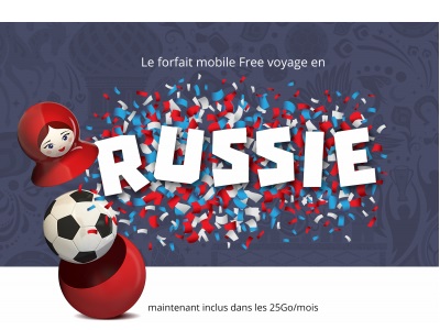 Nouveauté Free : La Russie ajoutée à la liste des destinations en Roaming