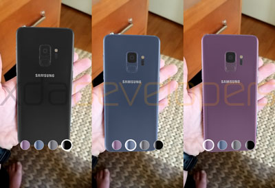 Galaxy S9 : L'application Unpacked qui dévoile son design en 3D