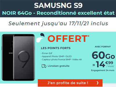 Samsung Galaxy S9 offert