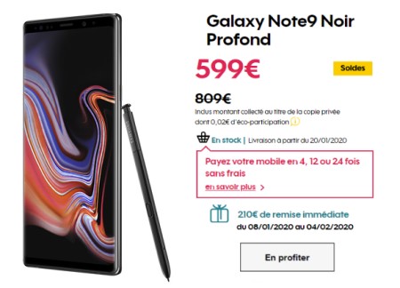 Samsung Galaxy Note 9 promo