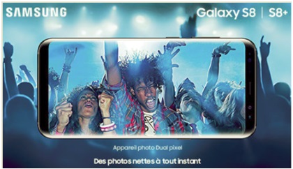Payez votre Galaxy S8 ou S8 Plus en 4 fois sans frais et profitez d'une remise de 100 euros chez SOSH