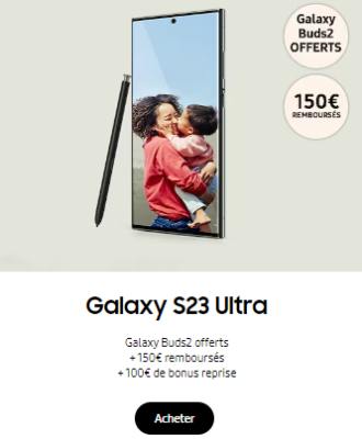 promo Galaxy S23 Ultra fete des meres
