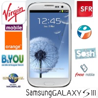 Le Samsung Galaxy S3 disponible chez les opérateurs mobiles