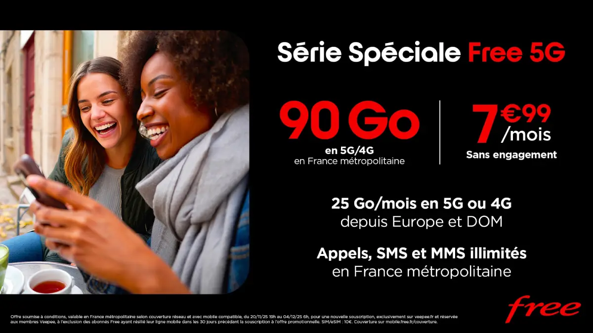 vente privee free mobile veepee